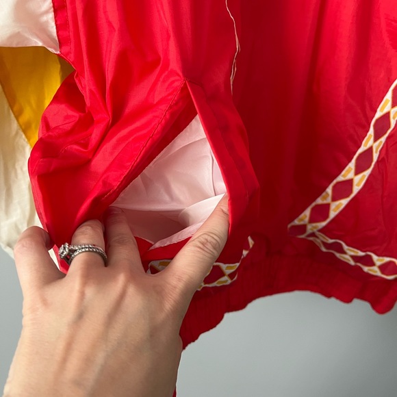 Vintage Unique Sports Kansas City Chiefs Pullover Rain Jacket Size Large - Picture 3 of 9